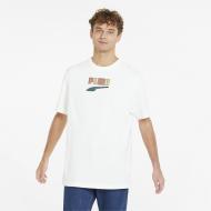 Футболка Puma Downtown Logo Tee 53367202 р.S белый