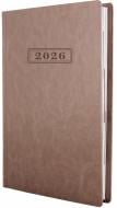 Дневник датированный Optima Nebraska A5 2026 O25203-66 бежевый металлик