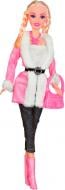 Кукла Ася Sity Style Блондинка в розовой шубке 35069