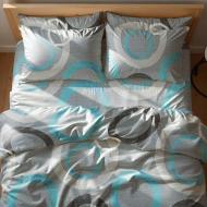 Комплект постільної білизни CIRCLES євро мульті Zastelli