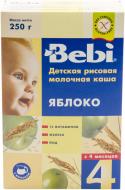 Каша молочна Bebi від 4 місяців рисова з яблуками 250 г Каша молочна Bebi від 4 місяців рисова з яблуками 250 г