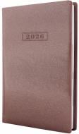 Щоденник датований Optima Mink A5 2026 O25237-66 бежевий металік