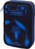 Пенал на молнии AC2 FOOTBALL NEO BLUE Head с принтом