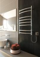 Полотенцесушитель электрический Elna Ладер 8 (805х480х100) нержавека с диммером t