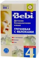 Каша безмолочна Bebi від 4 місяців гречана з яблуком 200 г