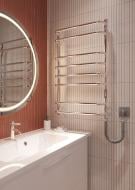 Полотенцесушитель электрический Elna Стандарт 8 (800х480х155) нержавека с диммером t