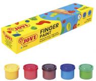 Краски пальчиковые 5 x 35 мл Jovi