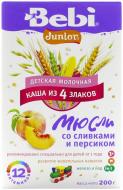 Каша молочна Bebi від 1 року Мюслі з вершками та персиком 250 г