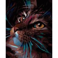 Набор для росписи по номерам Strateg Пронзительный взгляд 40х50 см GS645