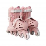 Роликовые коньки Yvolution Twista YR25P4 р. 24-28 розовый