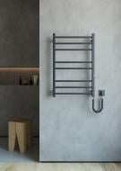 Полотенцесушитель электрический Elna Ладер Люкс Т 8 (810*530*75) черный с диммером t