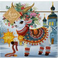 Салфетки столовые Luxy Коляда идет 33х33 см 18 шт.