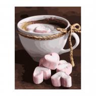 Картина по номерам Кофе с маршмеллоу VA-2833 40х50 см Strateg