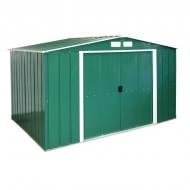 Дом садовый Дом садовый металический ECO 320x302x196 см зелёный с белым