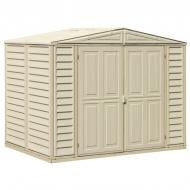 Дом садовый пластиковый DuraMate 240x163x186 см слоновая кость