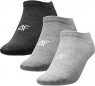 Носки 4F NOSDJ-JSOM500-27M+25M+24 р.36-38 серый/черный 3 шт.