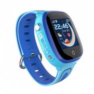 Детские умные водонепроницаемые смарт-часы с GPS и камерой DF31G шагомер будильник Blue (SWDF31GB)