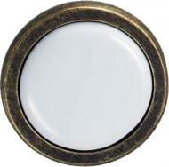 Мебельная ручка кнопка MVM D-1029-37 MAB матовая античная бронза
