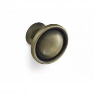Меблева ручка кнопка MVM D-1031-33 SAB полірована антична бронза
