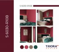 Краска латексная Triora TR-37 silk&baby шелковистый мат NCS S 6030-R10B 10 л