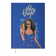 Щоденник датований червоний лінія Buromax Profy A5 2024 BM.2181-02 синій