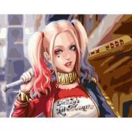 Набор для росписи по номерам Strateg Улыбка Харли 40х50 см GS530