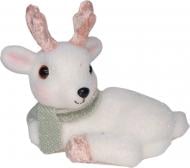 Декорація новорічна олень сидячий B910446 24 см