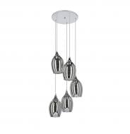 ВИТРИНА! Люстра подвесная Candellux MARINA 5x40 Вт E27 хром 35-60198