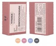 Пемза для ног TITANIA педикюрная маленькая 3000/1 6х4х2,5 см а ассортименте