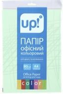 Бумага офисная цветная UP! (Underprice) A4 80 г/м пастель зеленый 20 листов