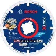 Диск алмазний відрізний Bosch X-LOCK Expert for Metal 115x22,23 2608900532