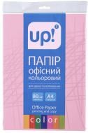 Бумага офисная цветная UP! (Underprice) A4 80 г/м пастель розовый 20 листов