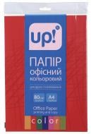 Папір офісний кольоровий UP! (Underprice) A4 80 г/м інтенсив червоний 20 аркушів