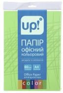 Бумага офисная цветная UP! (Underprice) A4 80 г/м интенсив зеленый 20 листов