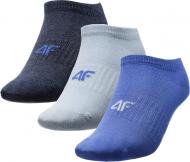 Носки 4F NOSDJ-JSOM500-33S+34S+31 р.36-38 синий/голубой 3 шт.