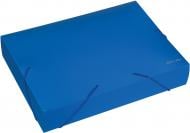 Папка-бокс пластиковая А4 на резинках 60 мм, фактура бриллиант синяя E31405-02 Economix