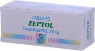 Зептол №100 (10х10) у стрипі таблетки 200 мг