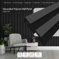 Реечная панель Walldeco полимерная 115x18x2900 мм серый (D402-107 )