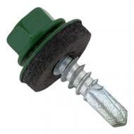 Саморіз покрівельний по металу 4,8x19 мм snapt 25 шт. RAL 6005 (50379)