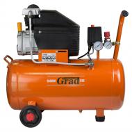 Компрессор Grad одноцилиндровый 1.5 кВт 198 л/мин 8 бар 50 л (2 крана) 7043545