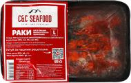 Раки варено-мороженыеC&C Seafood замороженные целые в панцире вареные в рассоле L C&C Seafood лоток 800г