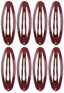 Заколки для волос TITANIA OVAL MEDIUM коричневые 8 шт. 7889 B