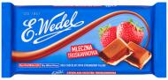 Шоколад E. Wedel молочний з полуничною начинкою 5901588016443 100 г 
