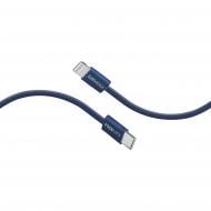 Кабель Promate EcoLine-Ci120 USB-C to Lightning 27W Power Delivery 1,2 м синій (ecoline-ci120.navy)