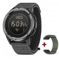 Часы тактические с компасом (2 ремешка) North Edge black (1565)