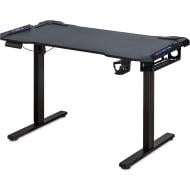 Стол компьютерный Mealux PowerDesk Carbon RGB