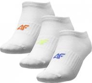 Носки 4F NOSDJ-JSOM500-10S+10S+10 р.36-38 белый 3 шт.