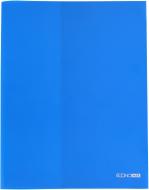 Папка А4 пластиковая с отделением для визиток, 180 мкм, полупрозрачная, синий E31640-02 Economix
