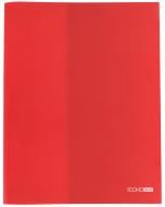 Папка А4 пластиковая с отделением для визиток, 180 мкм, полупрозрачная, красная E31640-03 Economix