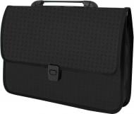 Портфель на застежке, фактура «Вышиванка», черный E31641-01 Economix